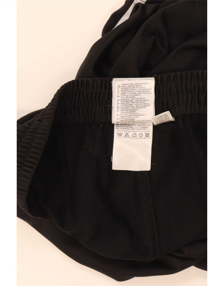 Pantaloncini sportivi Adidas da uomo piccoli in poliestere nero