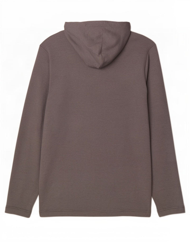 Felpa con cappuccio e zip Under Armour da uomo Cold Gear piccola in poliestere grigio