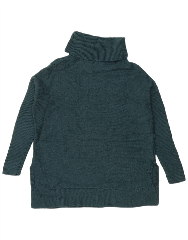 Maglione maglione oversize da donna Boden con collo alto UK 6 XS lana blu navy
