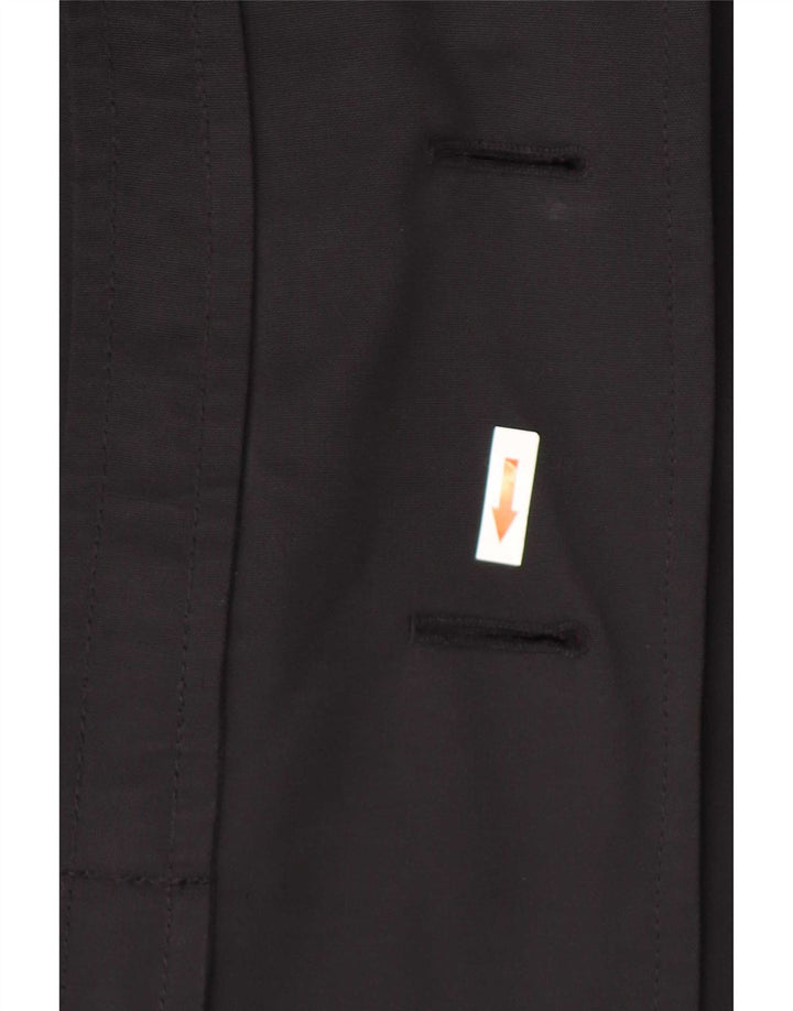 Giacca blazer a 1 bottone da donna Zara UK 10 piccola in cotone nero