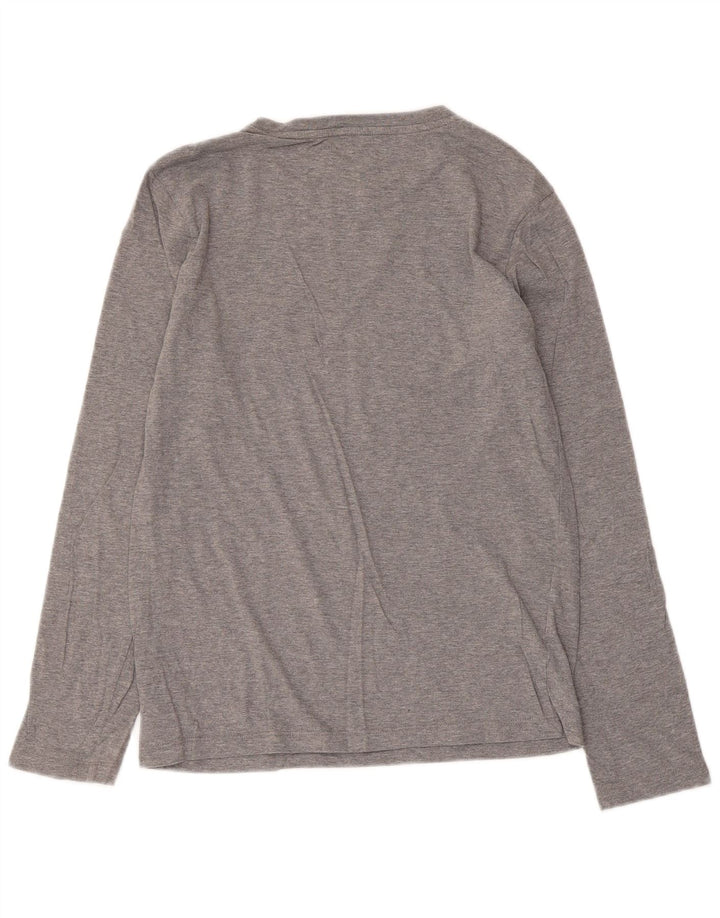 Tommy Hilfiger Top Bambino Manica Lunga 12-13 Anni Cotone Grigio