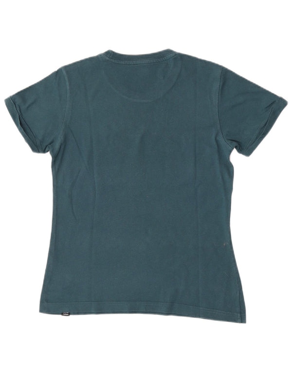 T-shirt grafica da donna Adidas Top UK 8/10 piccolo cotone floreale verde