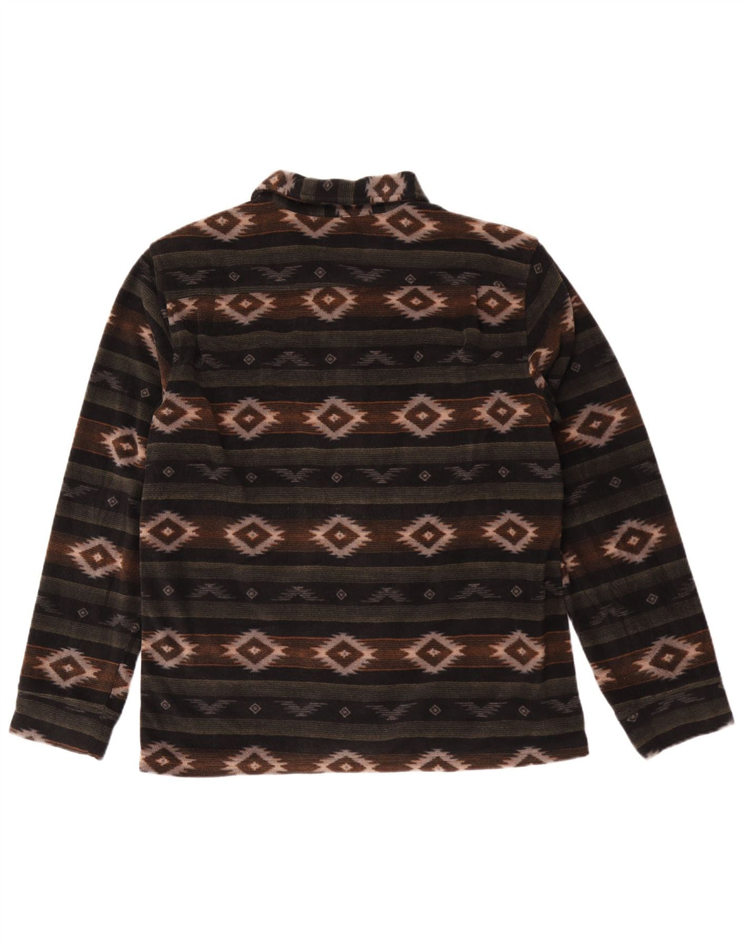 Camicia in pile da uomo Hurley Poliestere Fair Isle medio multicolore