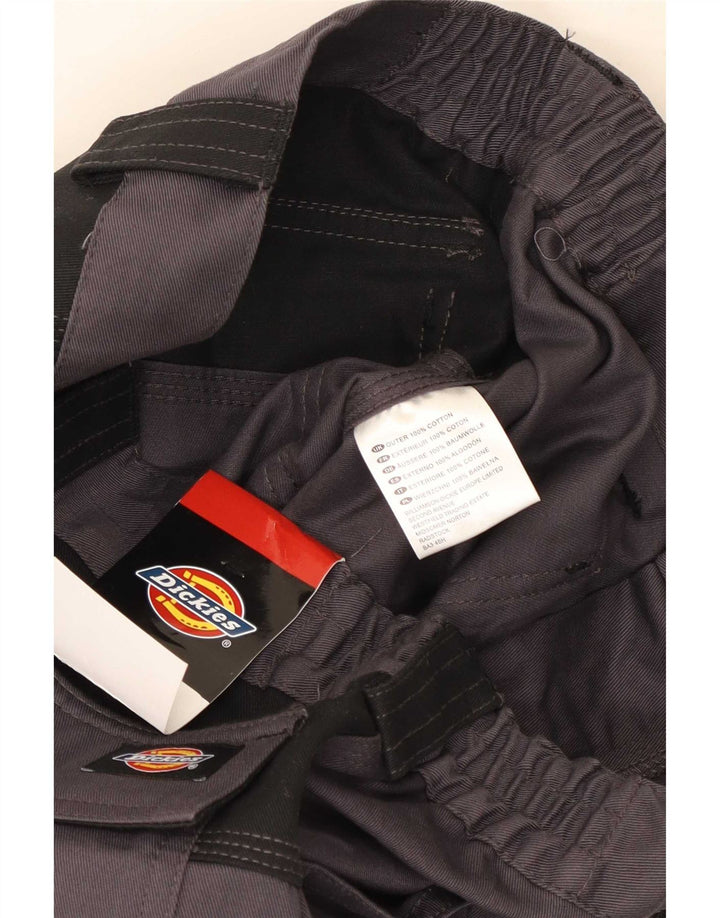 Pantaloncini cargo da uomo Dickies W32 in cotone color block grigio medio