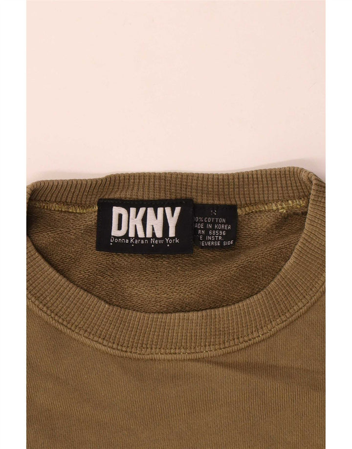 Felpa da uomo ampia Dkny, maglione piccolo, cotone kaki