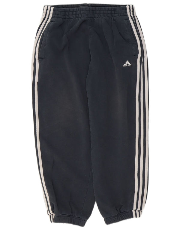 Pantaloni da tuta corti da uomo Adidas Joggers medi in cotone blu navy