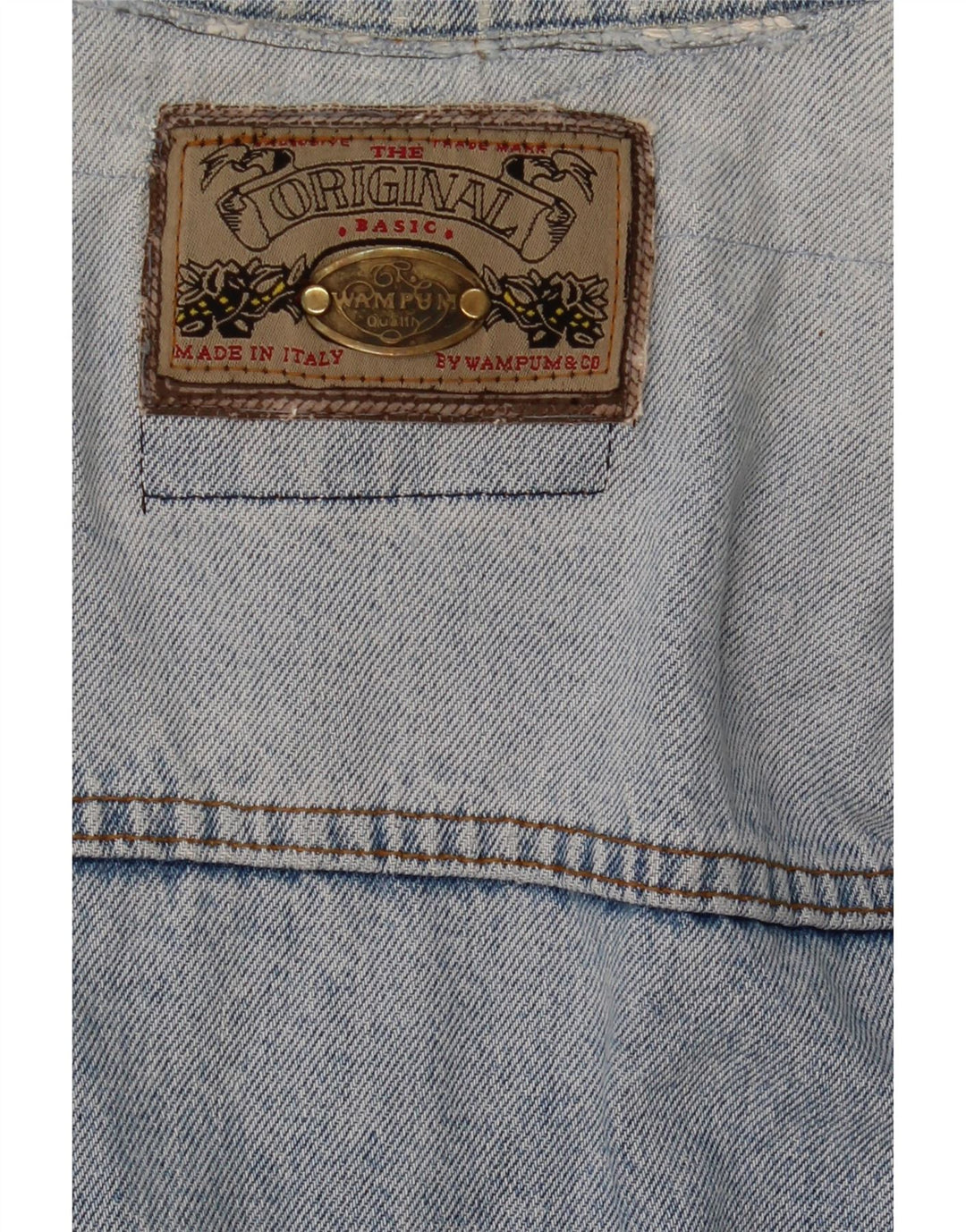 Giacca di jeans da uomo Wampum UK 38 Blu medio