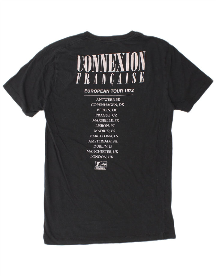 T-shirt grafica da uomo French Connection Top piccola in cotone nero