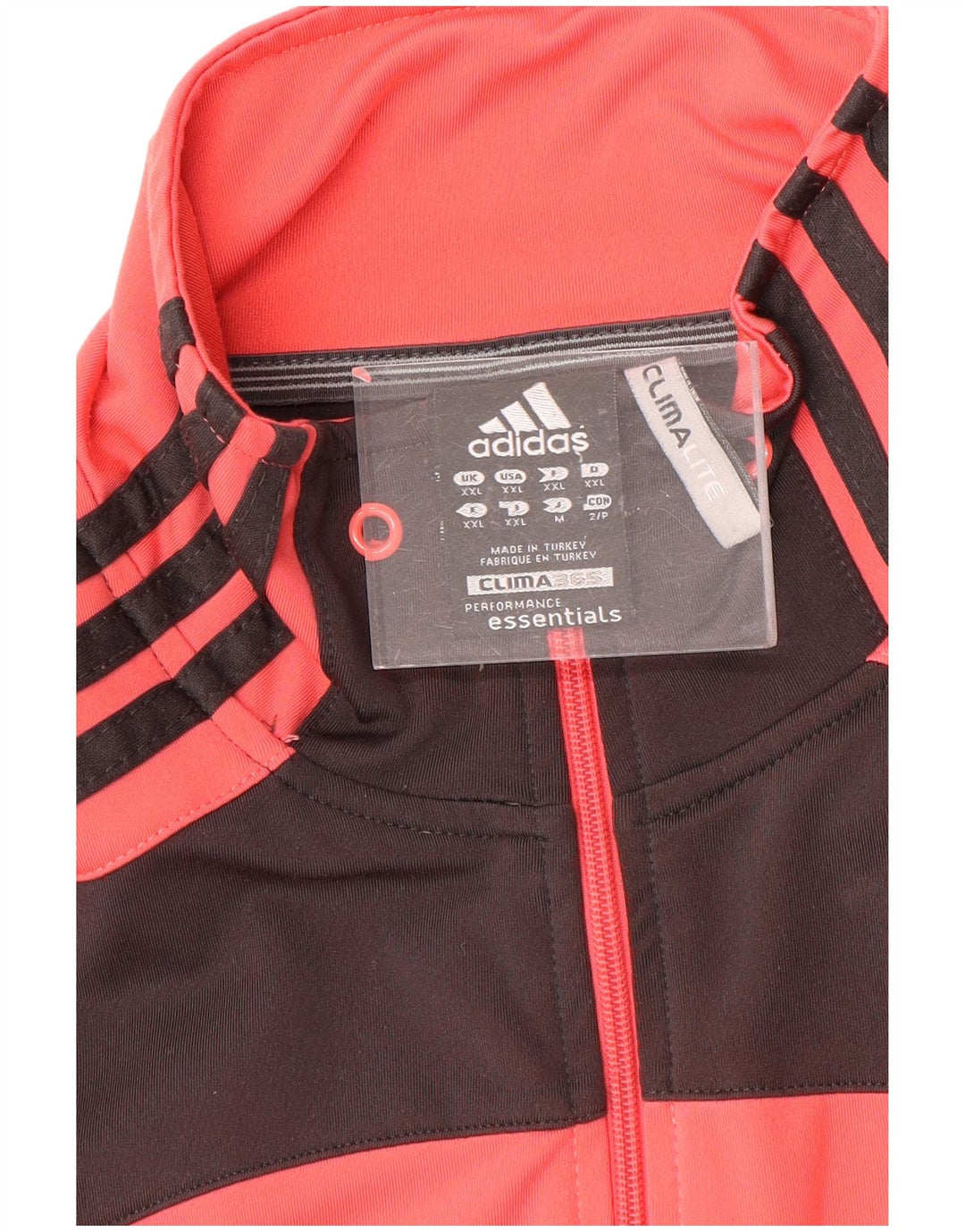 Giacca superiore della tuta da donna ADIDAS Clima 365 UK 20 2XL Rosa Colourblock