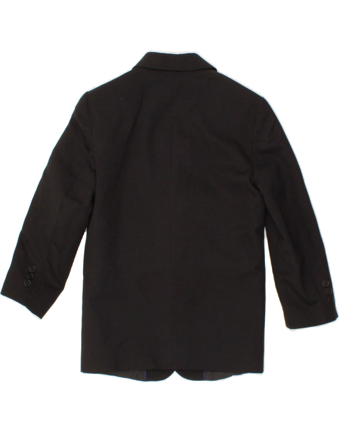DOCKERS Boys 3 Button Blazer Jacket 7-8 Years Black Polyester Vintage Dockers and Second-Hand Dockers from Messina Hembry 