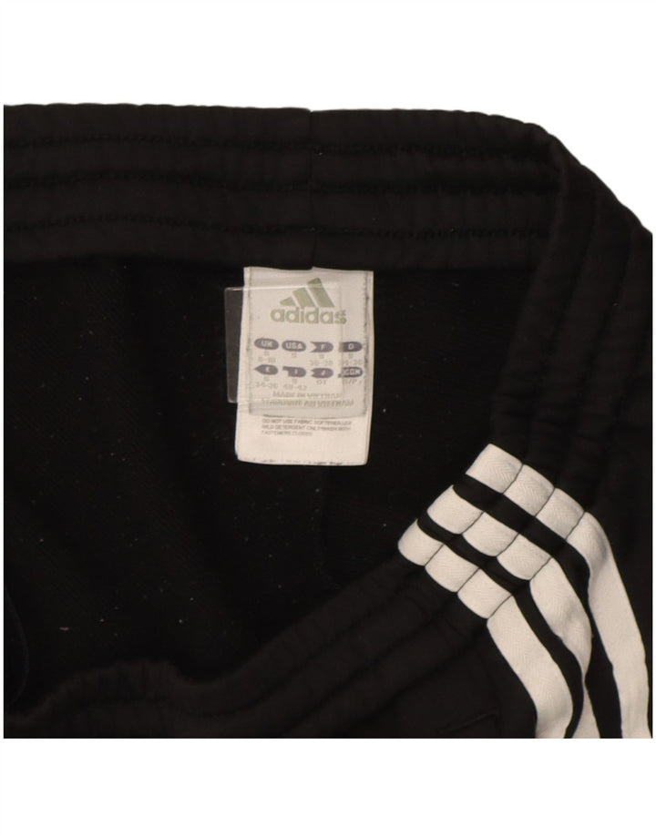 Pantaloni da tuta da donna Adidas UK 8/10 Small Nero Poliestere