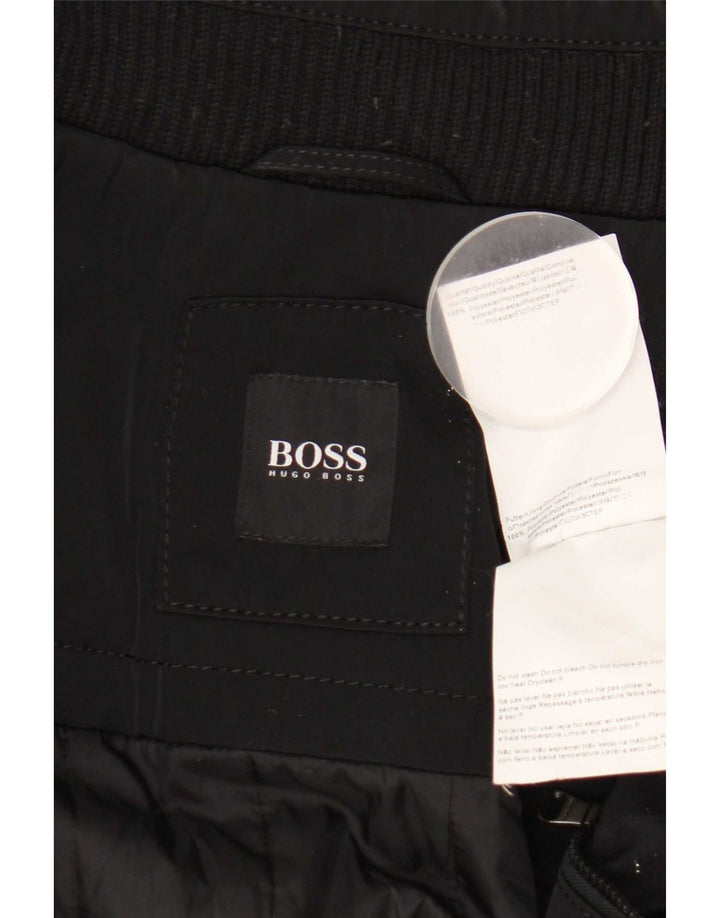 Giacca utility da uomo Hugo Boss IT 50 Large Nero Poliestere