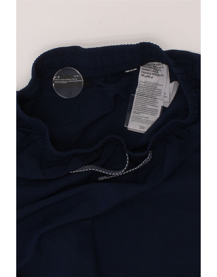 UNDER ARMOUR Boys Sport Shorts 11-12 Years Large  Navy Blue Polyester Vintage Under Armour and Second-Hand Under Armour from Messina Hembry 
