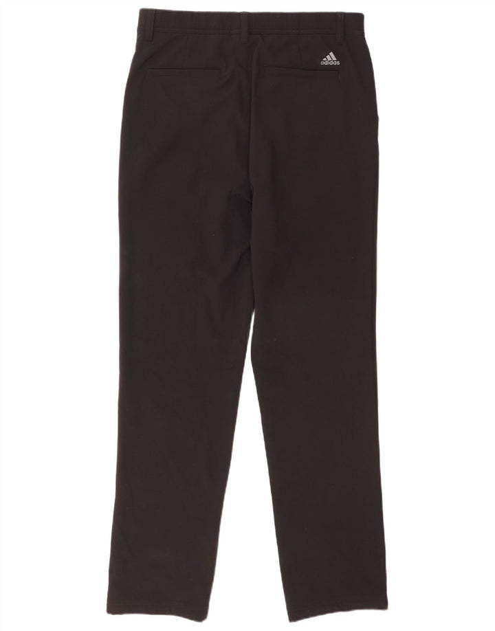 Pantaloni chino slim da uomo Adidas W32 L32 poliestere nero