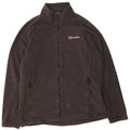 BERGHAUS Womens Fleece Jacket UK 14 Medium Grey Polyester
