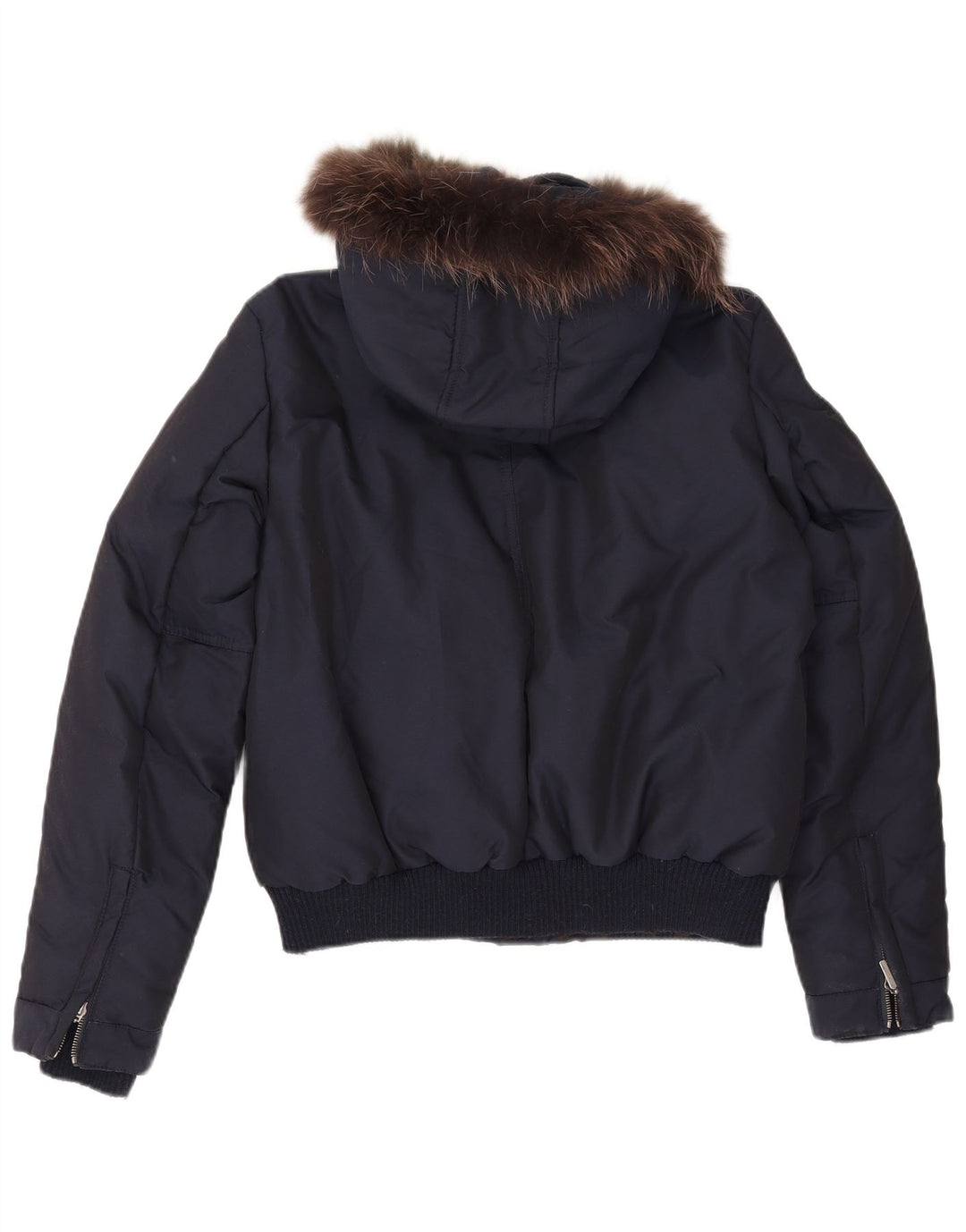 Bomber con cappuccio da donna Gas IT 46 Large Blu Navy in poliammide