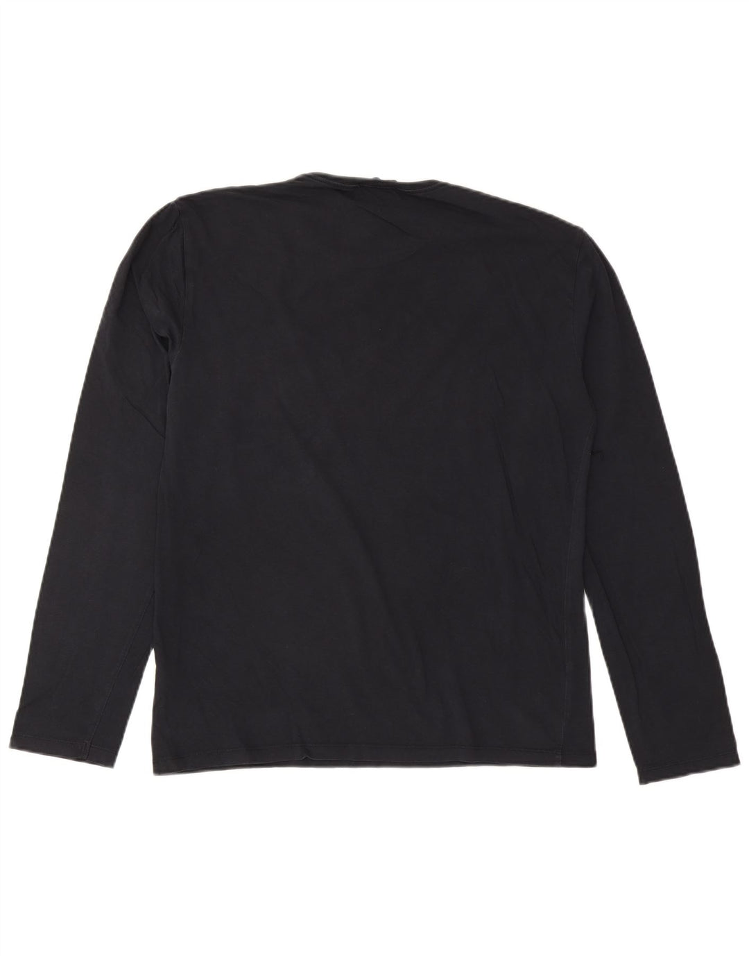 Gas Top da uomo a maniche lunghe 2XL in cotone blu navy