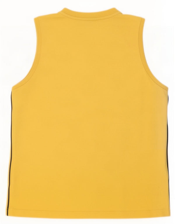 Champion Boys Graphic Vest Top 13-14 Years XL Yellow Cotton
