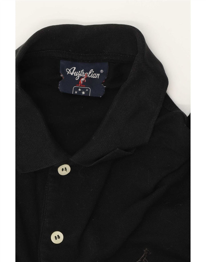 Polo da uomo AUSTRALIAN L'ALPINA IT 50 Medium Nera
