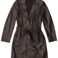 Cappotto in pelle da donna Madeleine UK 10 Piccolo in pelle nera