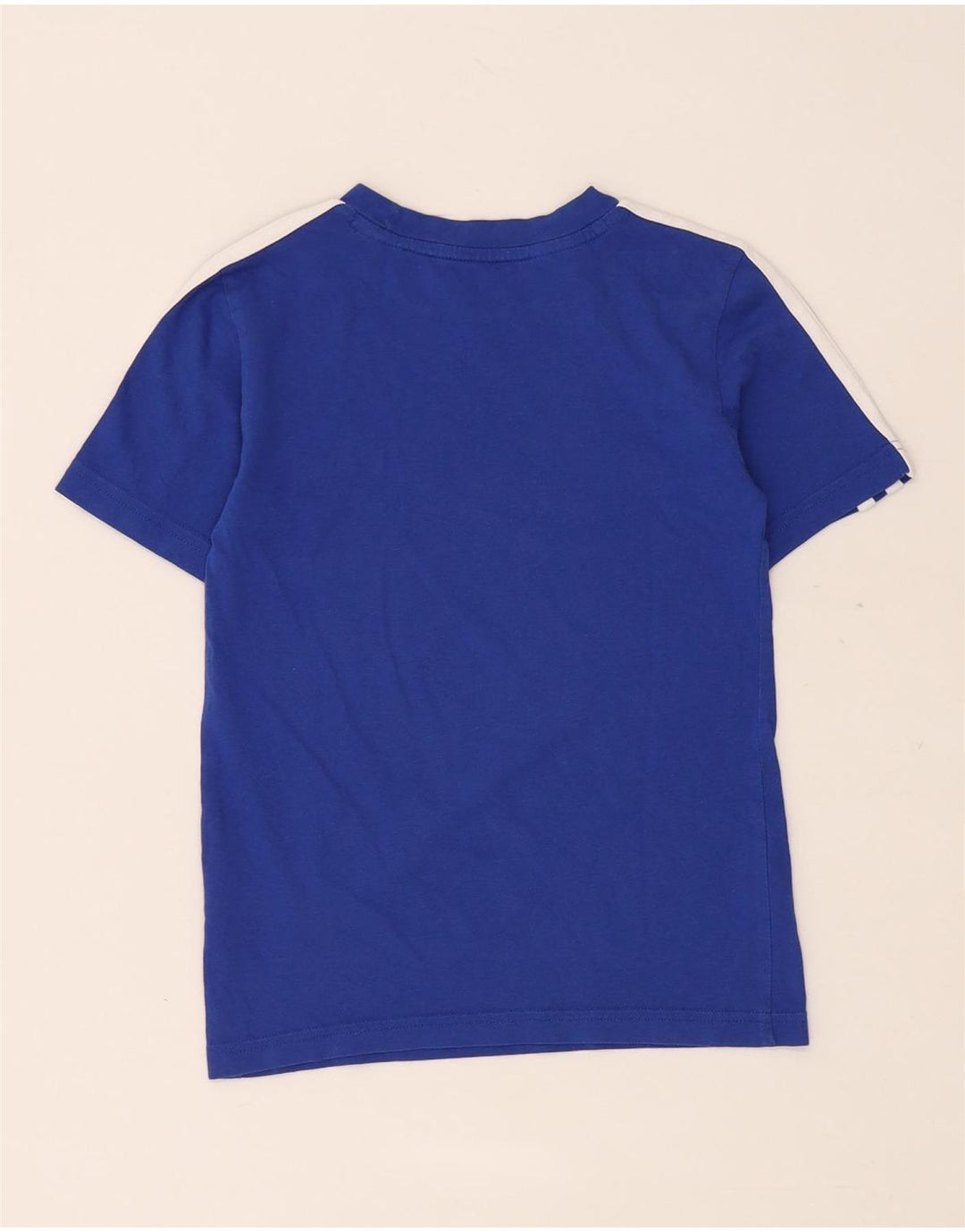 T-shirt Adidas da ragazzo Top 7-8 anni in cotone blu