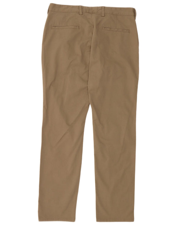 FRENCH CONNECTION Pantaloni chino dritti da uomo W34 L32 Cotone beige