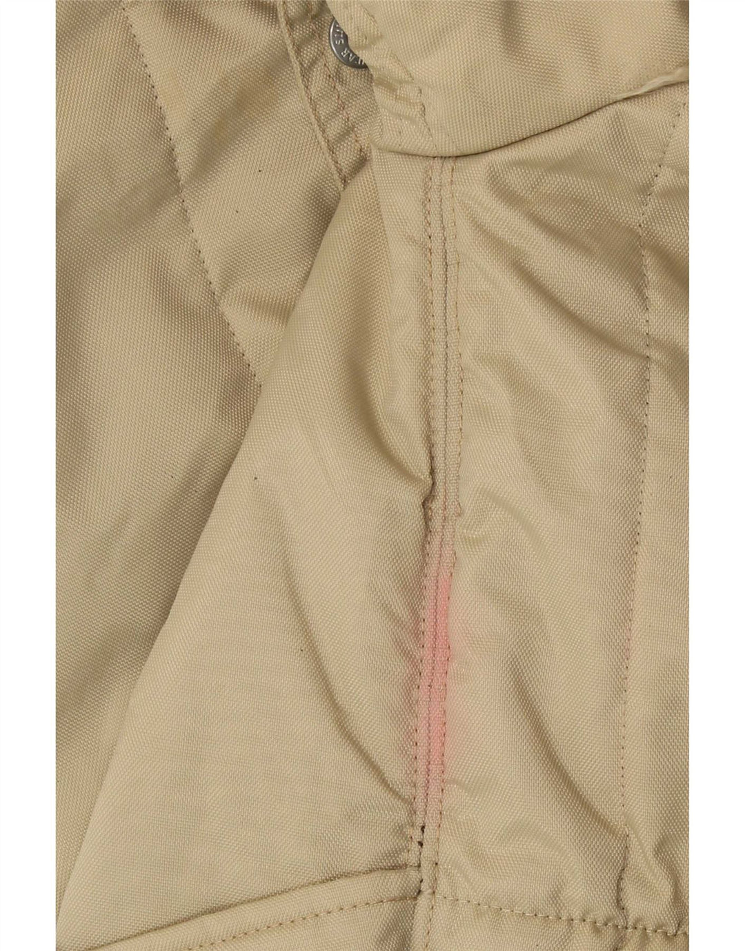 Giacca Parka con cappuccio da donna Refrigiwear UK 16 Large Beige Colourblock