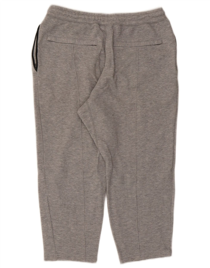 Pantaloni da tuta Adidas Capri da uomo in cotone chiazzato grigio medio