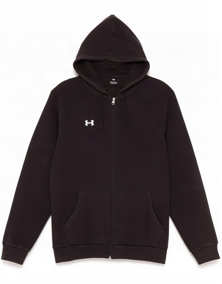 Felpa con cappuccio e zip da uomo Under Armour XL nera