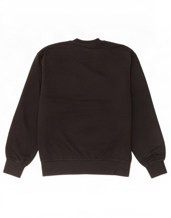 Felpa Adidas Uomo Maglione Piccolo Cotone Nero