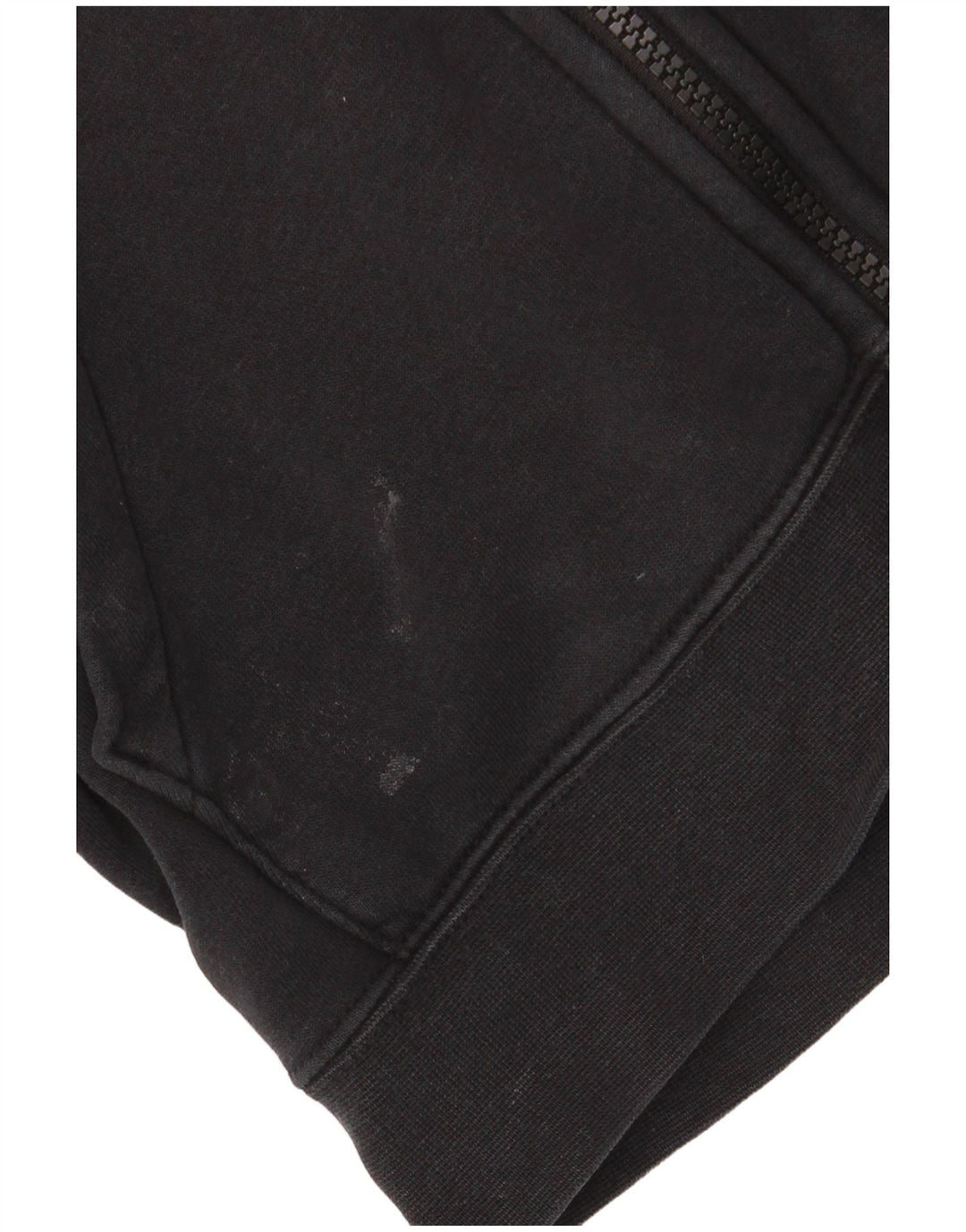 Maglione con cappuccio e zip oversize da donna NIKE UK 6 XS cotone nero