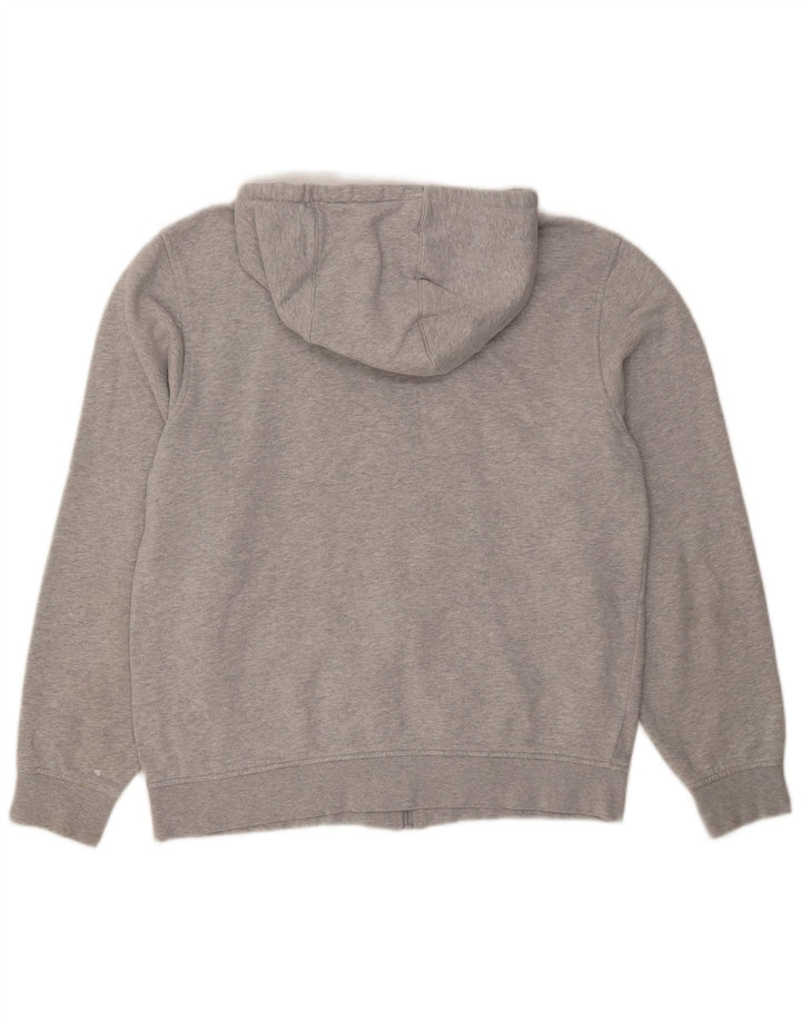 Maglione con cappuccio e zip da uomo LACOSTE taglia 5 grande cotone chiazzato grigio