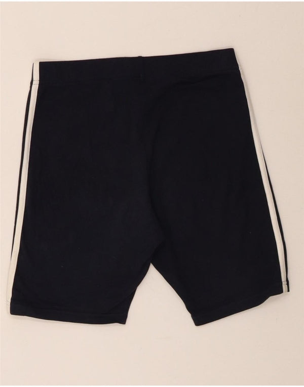 Pantaloncini sportivi ADIDAS da donna UK 12/14 Medio cotone blu navy