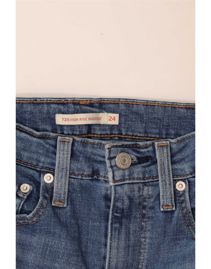 Jeans Levi's da donna 725 bootcut a vita alta W24 L31 Blu