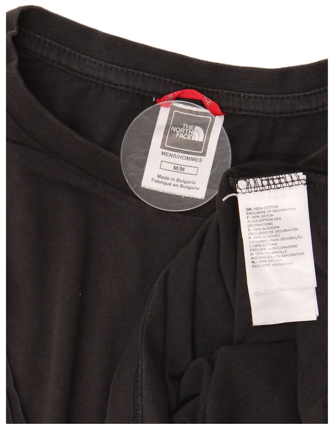 T-shirt da uomo The North Face Top in cotone nero medio