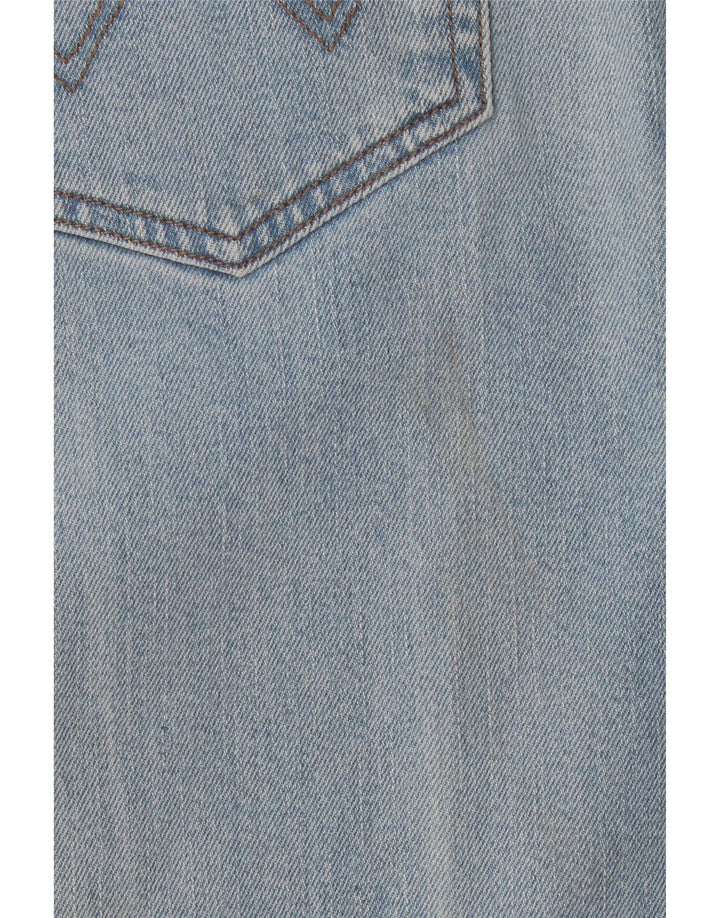 Jeans dritti vestibilità regolare da donna Wrangler W30 L32 cotone blu