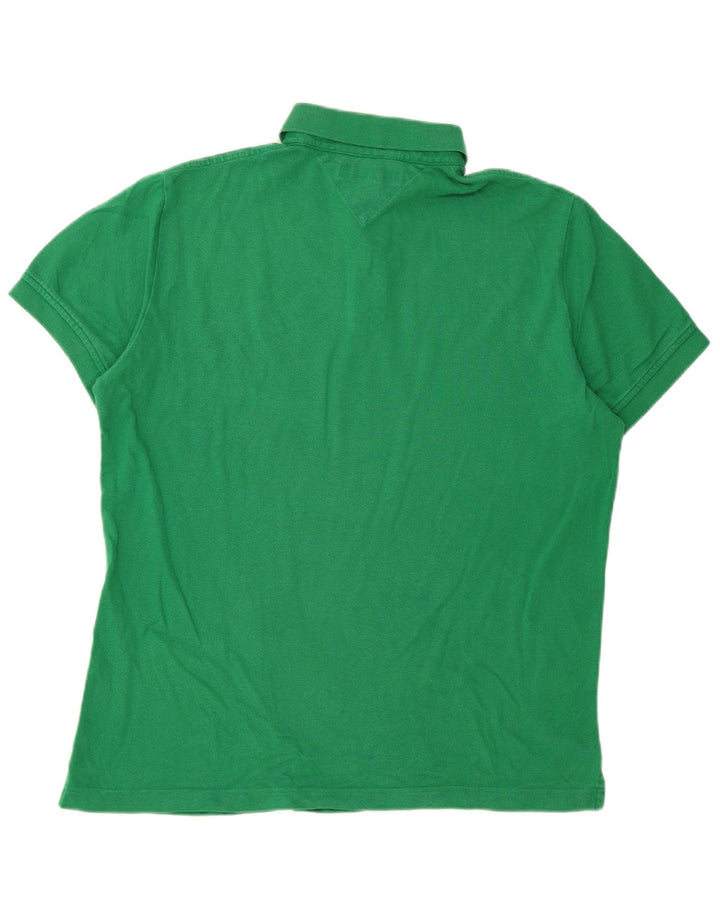 TOMMY HILFIGER Polo da uomo su misura verde medio