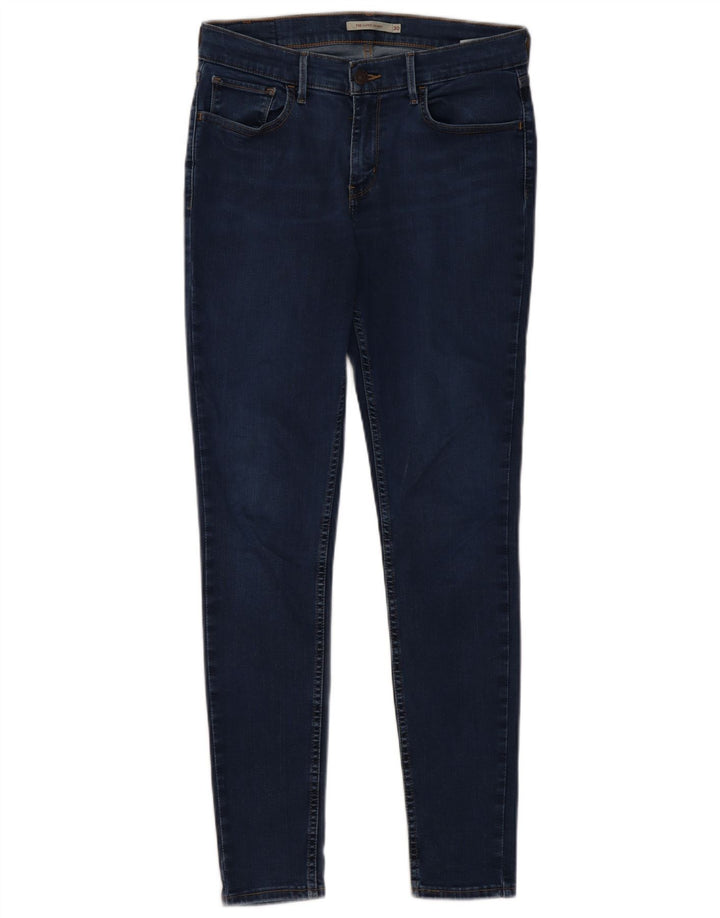 LEVI'S Womens 710 Super Skinny Jeans W30 L30 Blue Cotton