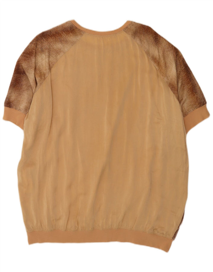 Camicetta Oversize Donna Elisabetta Franchi Top IT 42 Marrone Medio Tie Dye