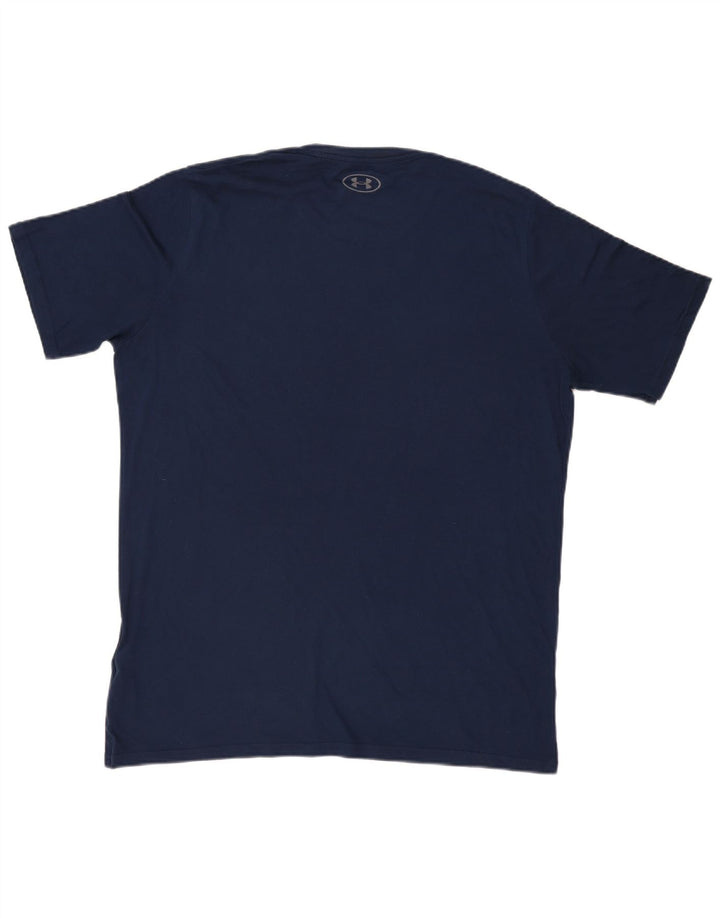 Maglietta da uomo UNDER ARMOUR XL XL in cotone blu navy
