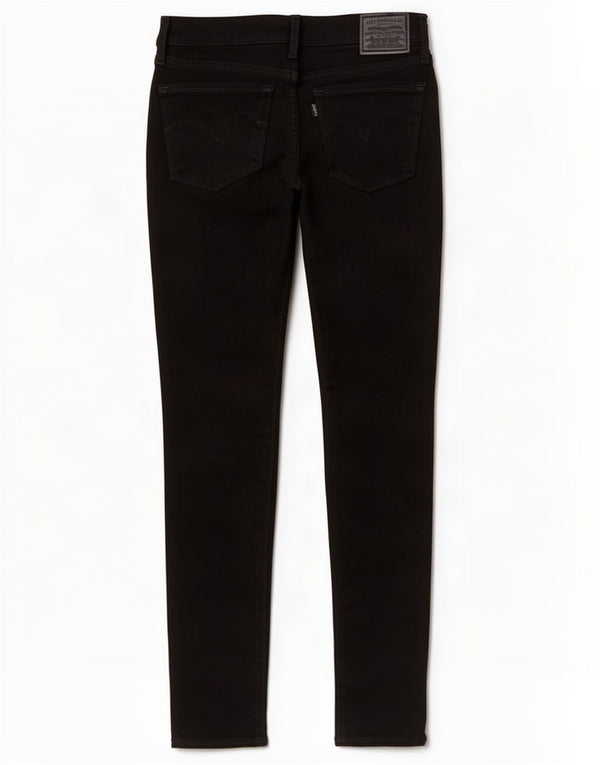 Levi's Womens 711 Skinny Jeans W29 L29 Black