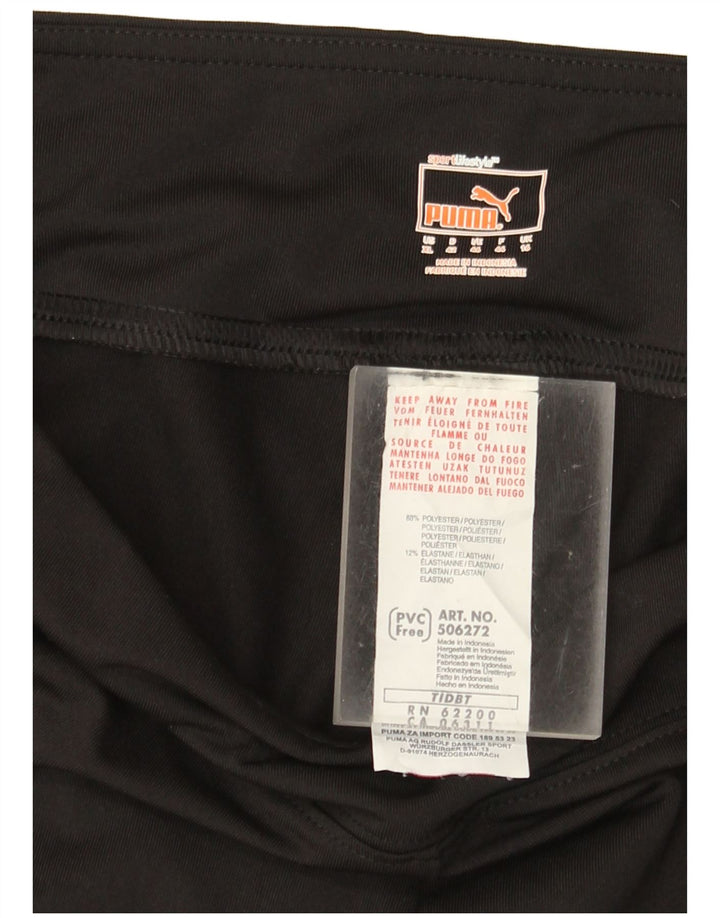 Pantaloni da tuta da donna Puma UK 16 Large Nero Poliestere