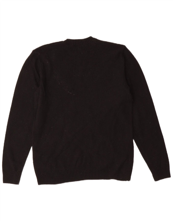 Maglione maglione girocollo standard da uomo Levi's in lana nera media