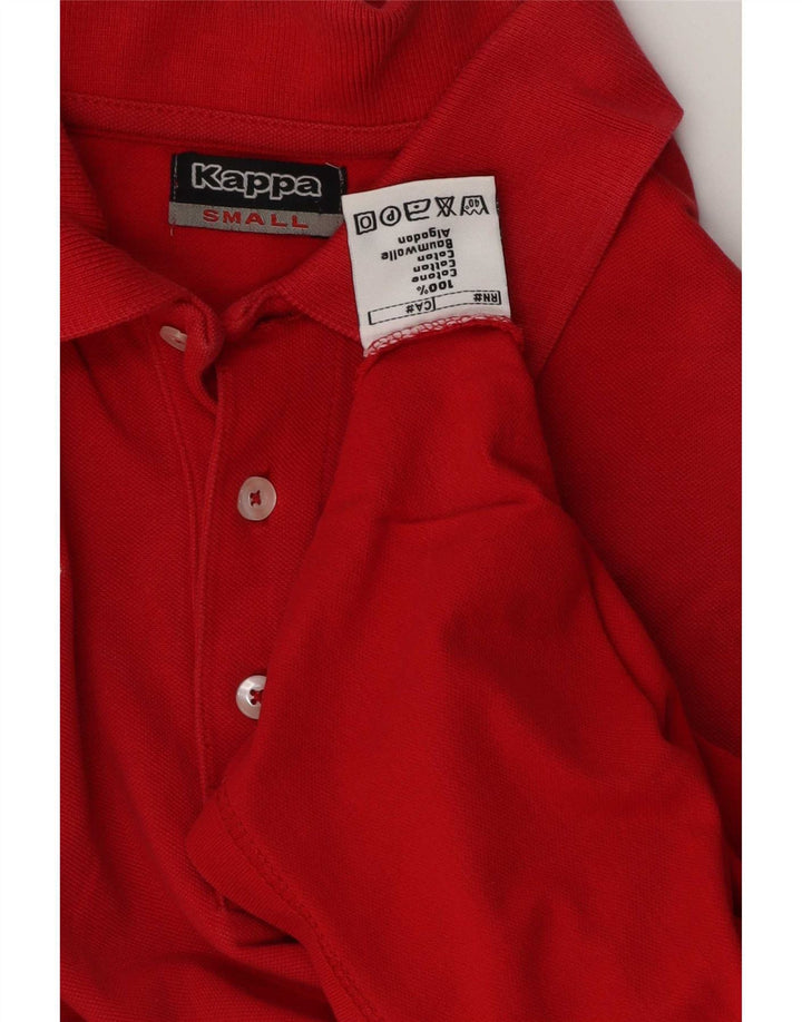 Polo Kappa Uomo Small Rossa In Cotone