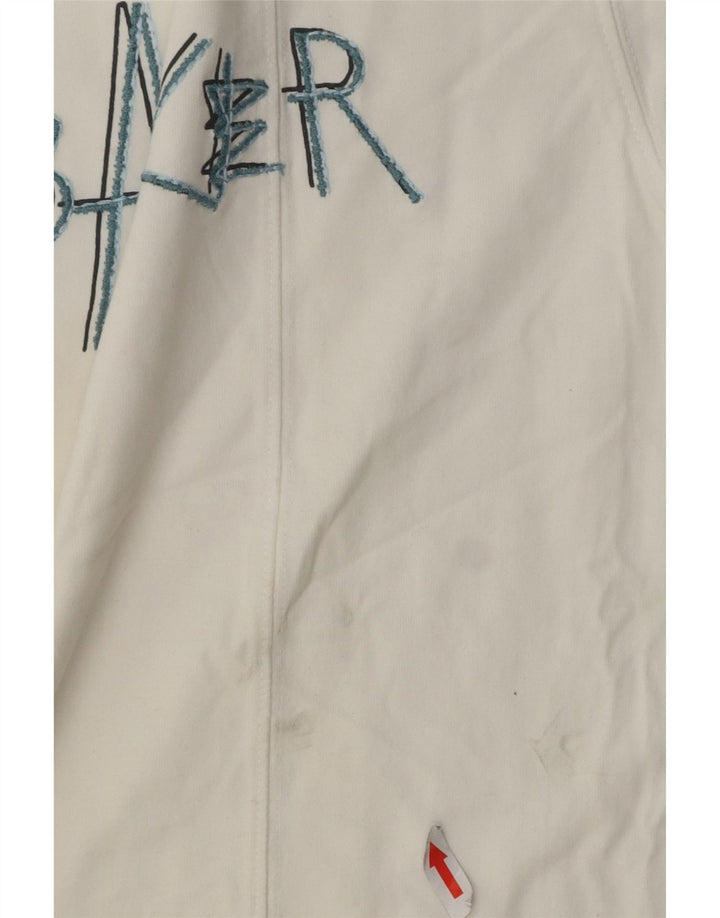 T-shirt grafica da uomo Ted Baker taglia 5 XL cotone bianco
