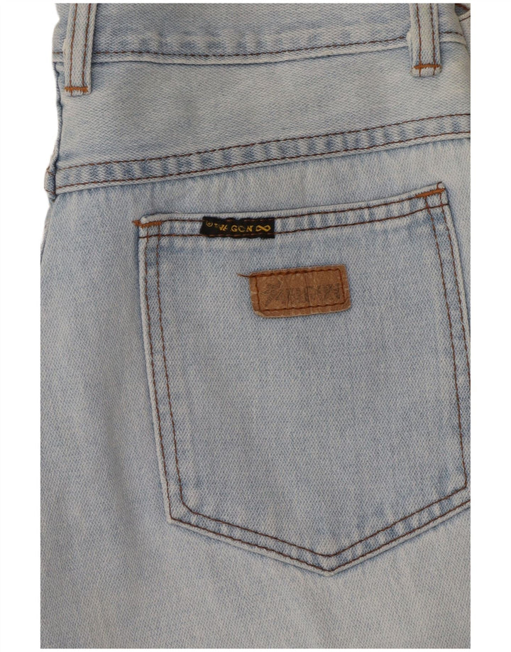 Jeans affusolati a vita alta da donna VINTAGE W26 L26 Blu