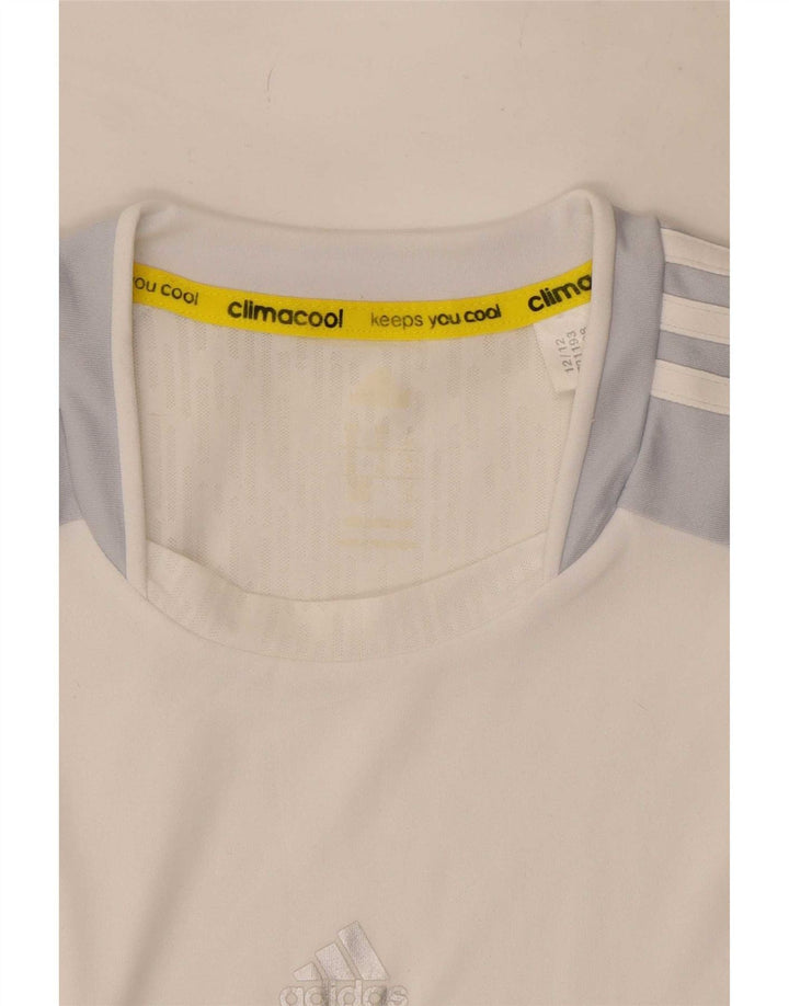 Canotta Adidas Climacool da uomo, colore bianco medio, color block