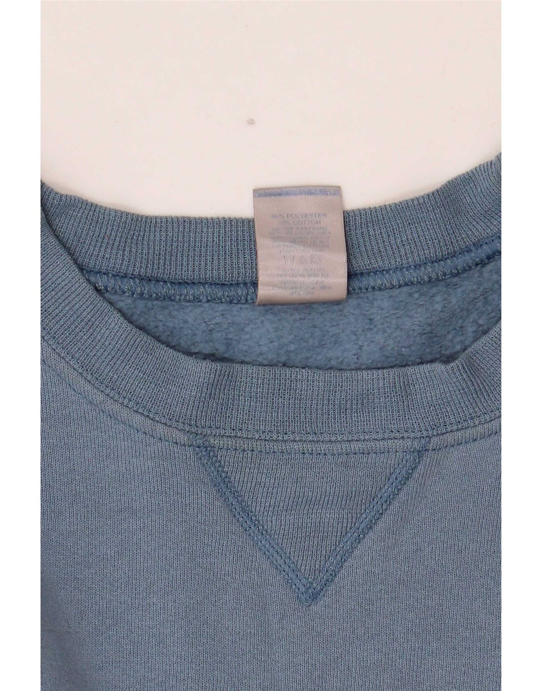 Felpa da uomo Russell Athletic, maglione piccolo in poliestere blu