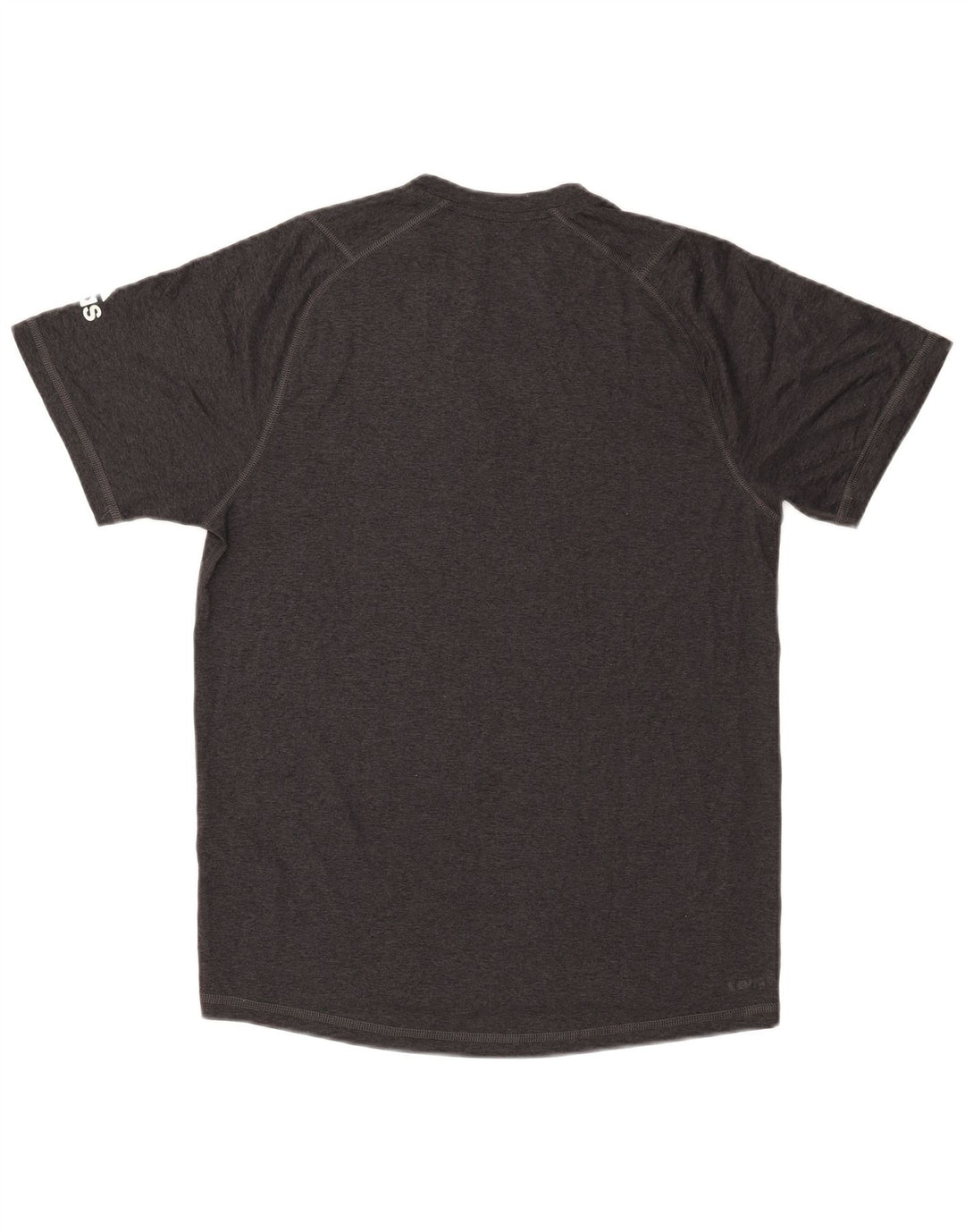 T-shirt grafica Adidas Aeroready da uomo, piccola, in poliestere grigio