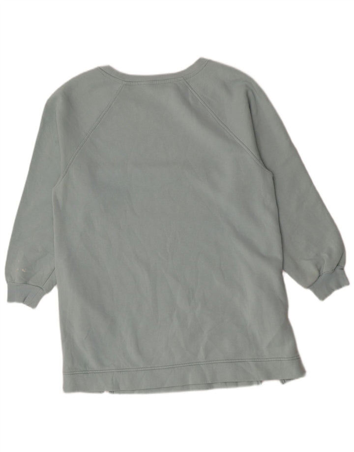 Felpa lunga da donna Marks & Spencer UK 14 Cotone blu medio